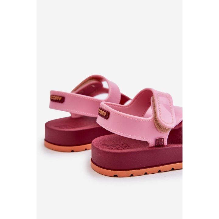 Vaikiški sandaliukay su velcro ZAXY LL385001 Rožiniai ZAXY