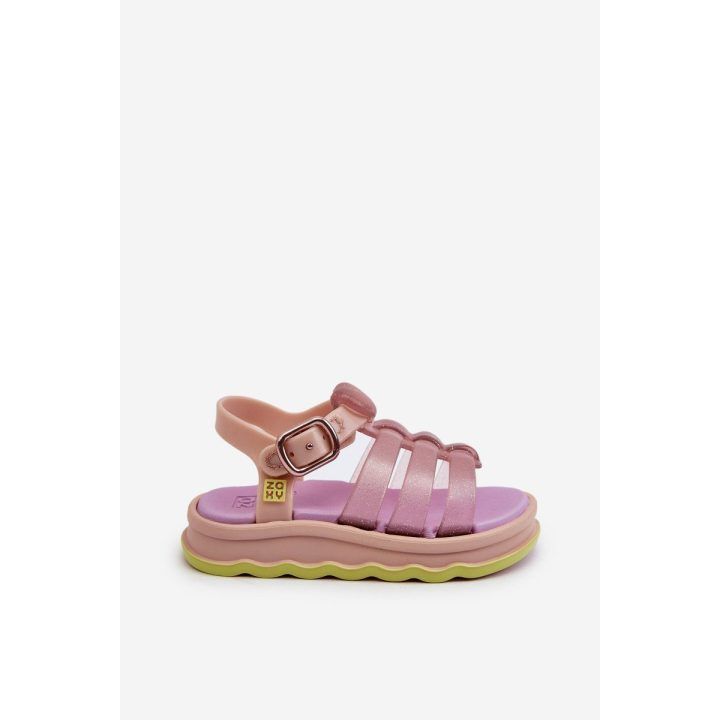 Kvapnūs vaikiški sandalai su Velcro užsegimu ZAXY NN385020, violetinės spalvos ZAXY
