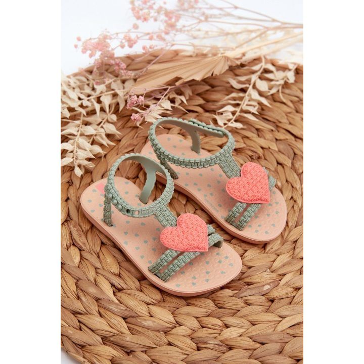 basutės su širdele 81997 Ipanema My First Baby Green IPANEMA