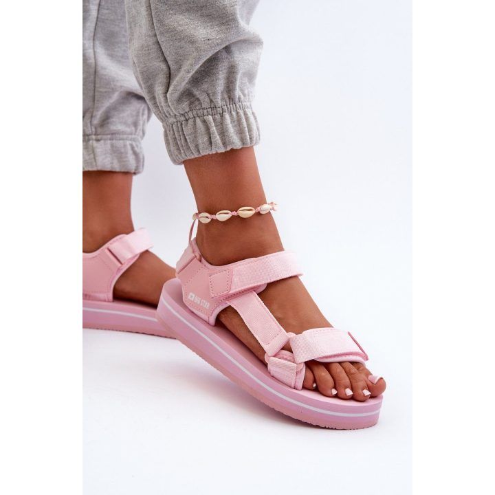 Moteriški Platforminiai Sandalai Big Star NN274A533 Rožiniai BIG STAR SHOES