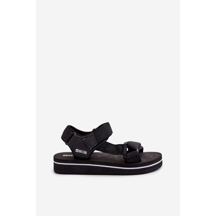 Moteriškos platforminės basutės Big Star NN274A532 Juodos BIG STAR SHOES