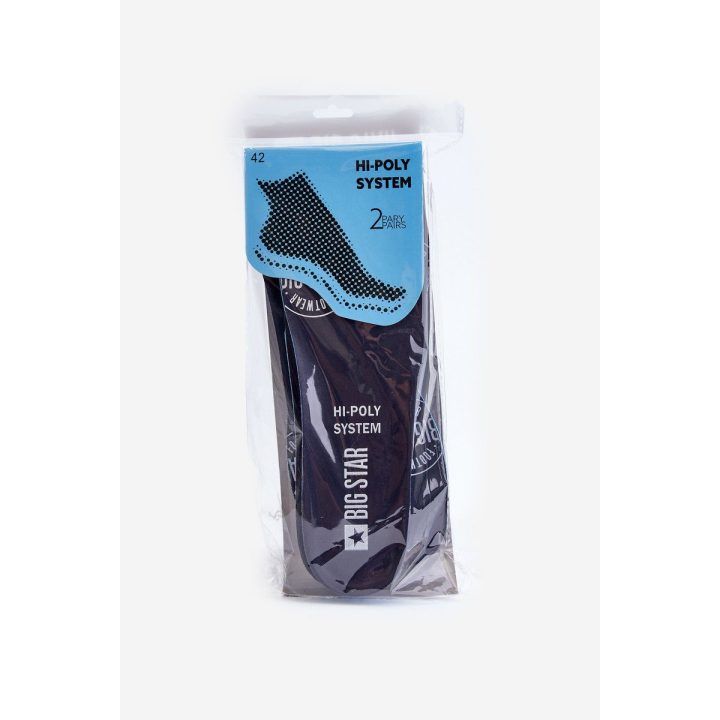 Vidpadžiai batams BIG STAR Memory Foam sistema 2 poros juodos spalvos BIG STAR SHOES
