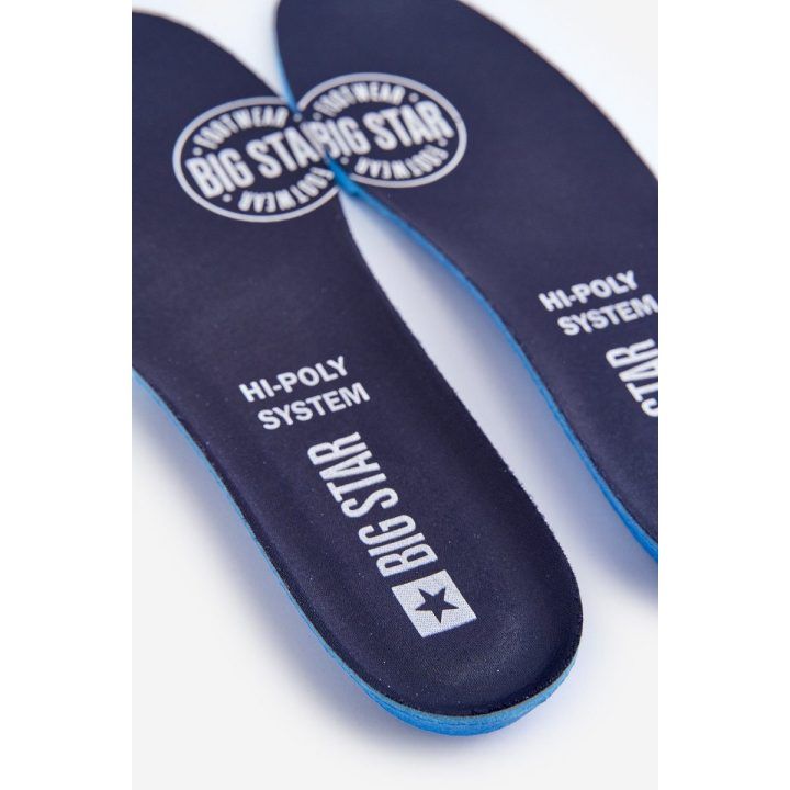 Vidpadžiai batams BIG STAR Memory Foam sistema 2 poros juodos spalvos BIG STAR SHOES