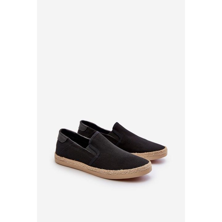 Vyriškos espadrilės juodos Fenen EVENTO