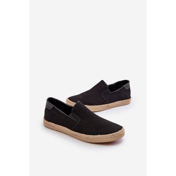 Vyriškos espadrilės juodos Fenen EVENTO