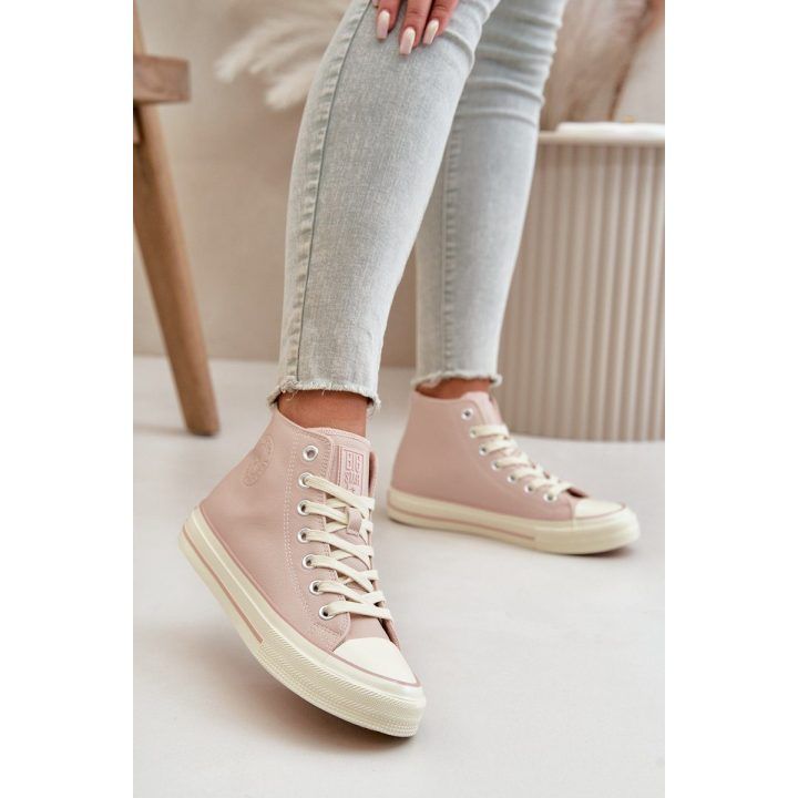 Moteriški šilti kedai iš ekologiškos odos Pink Big Star OO274933 BIG STAR SHOES