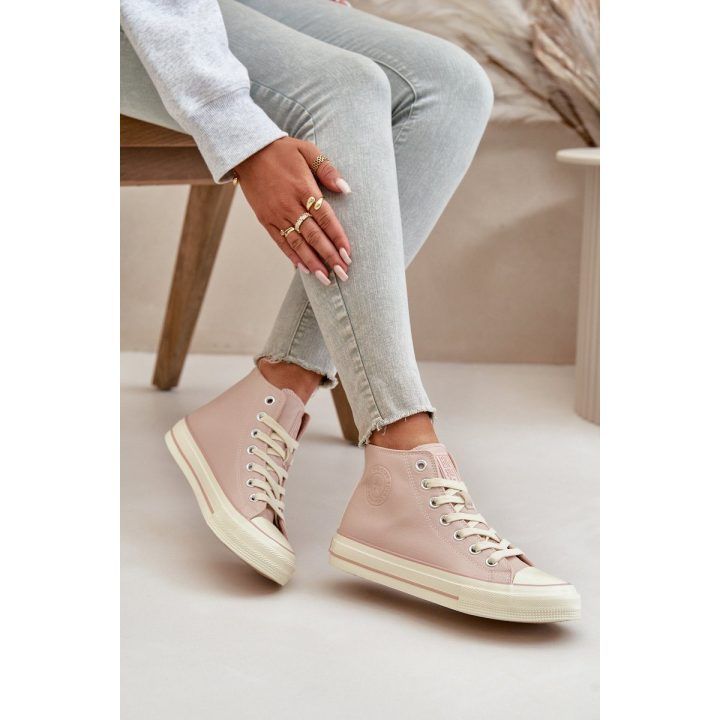 Moteriški šilti kedai iš ekologiškos odos Pink Big Star OO274933 BIG STAR SHOES