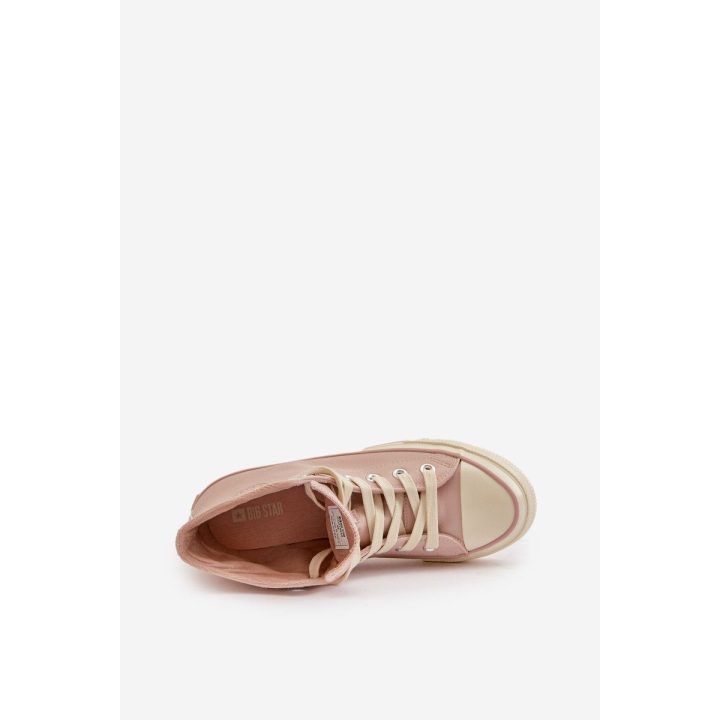 Moteriški šilti kedai iš ekologiškos odos Pink Big Star OO274933 BIG STAR SHOES