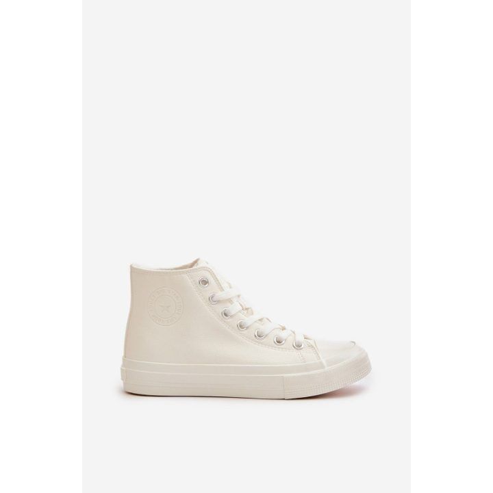 Moteriški kedai iš ekologiškos odos balti Big Star BIG STAR SHOES
