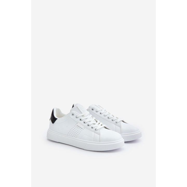 Vyriški ekologiškos odos kedai Big Star balti BIG STAR SHOES