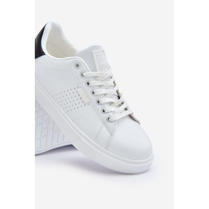 Vyriški ekologiškos odos kedai Big Star balti BIG STAR SHOES