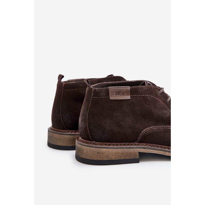 Vyriški zomšiniai batai, tamsiai rudi Big Star BIG STAR SHOES