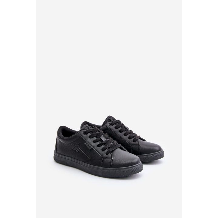 Vyriški kedai iš ekologiškos odos Big Star juodi BIG STAR SHOES