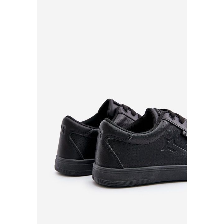 Vyriški kedai iš ekologiškos odos Big Star juodi BIG STAR SHOES