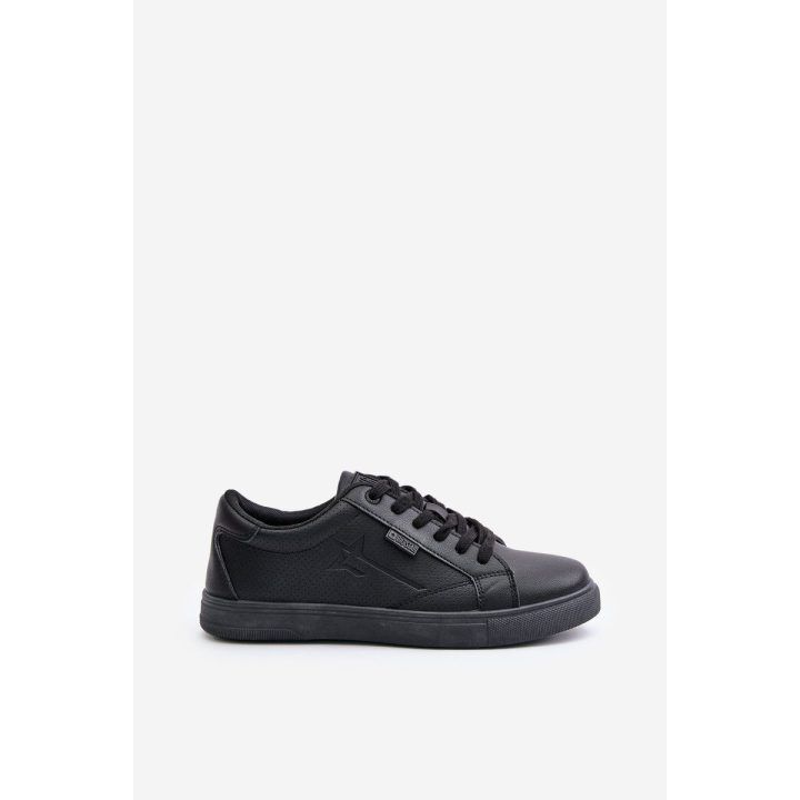 Vyriški kedai iš ekologiškos odos Big Star juodi BIG STAR SHOES