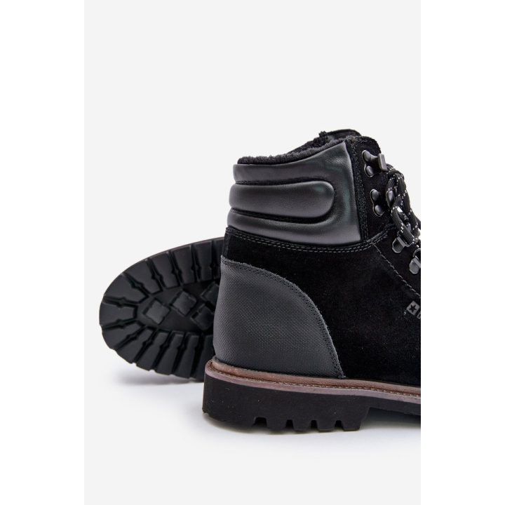 Vyriški juodi zomšiniai šilti batai Big Star BIG STAR SHOES