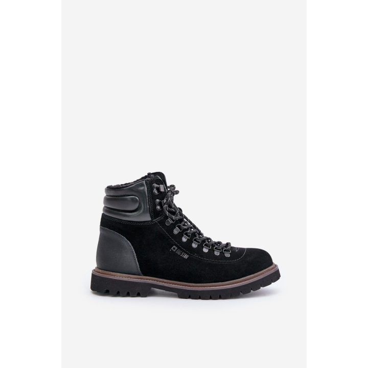 Vyriški juodi zomšiniai šilti batai Big Star BIG STAR SHOES