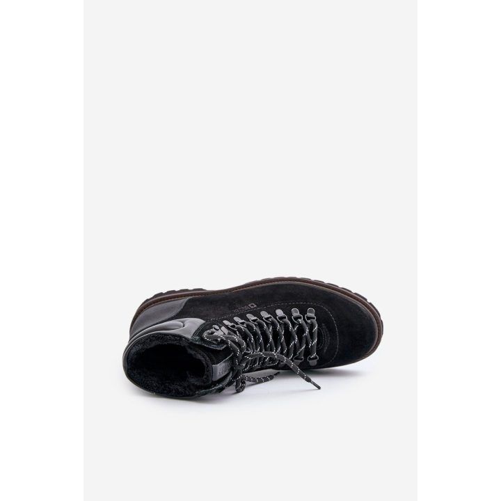 Vyriški juodi zomšiniai šilti batai Big Star BIG STAR SHOES