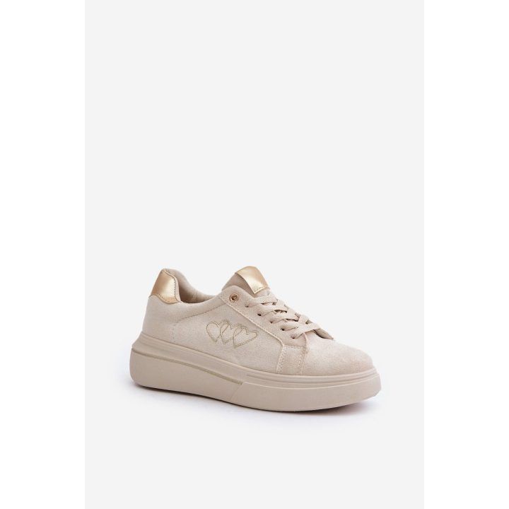 Stilingi moteriški kedai Big Star smėlio spalvos BIG STAR SHOES