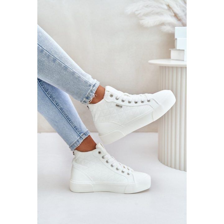 Moteriški kedai su baltais dygsneliais Big Star BIG STAR SHOES