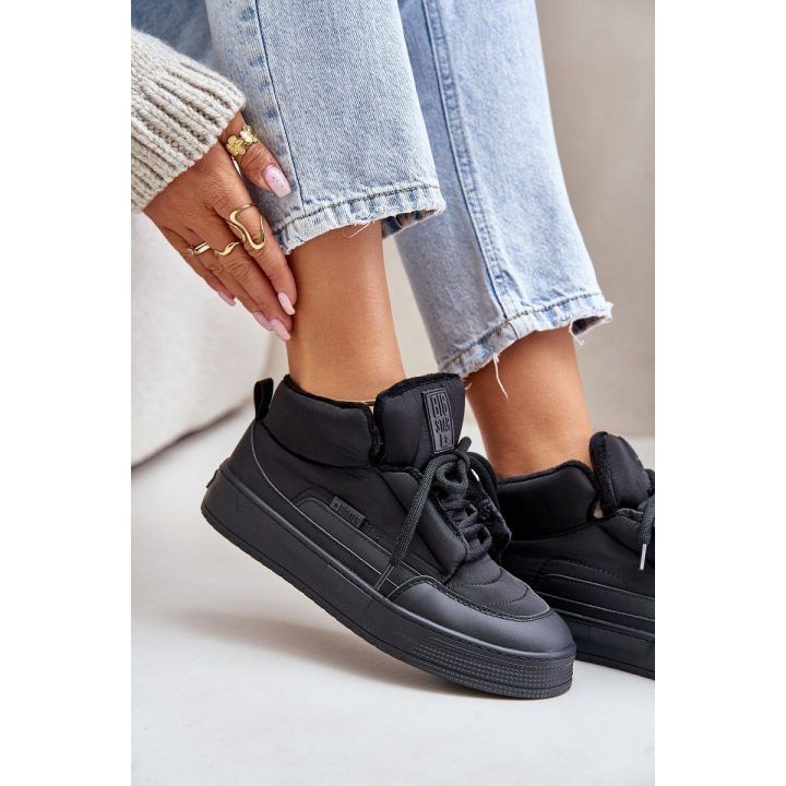 Šilti moteriški sportiniai bateliai Big Star juodi BIG STAR SHOES