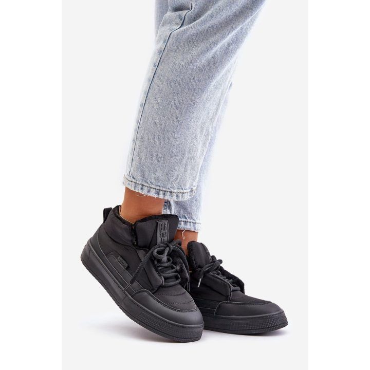 Šilti moteriški sportiniai bateliai Big Star juodi BIG STAR SHOES