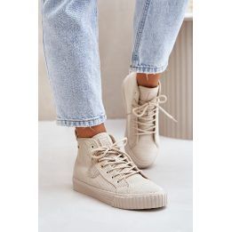 Šilti suvarstomi bateliai,,Big Star‘‘ Hi-Poly Smėliniai BIG STAR SHOES