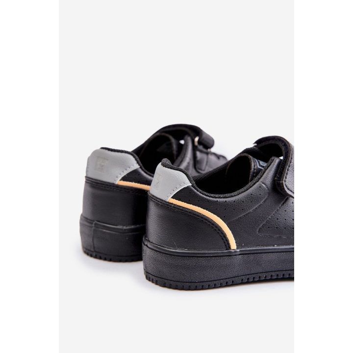 sportbačiai iš eko odos ir užsegimu velcro Big Star Juodi BIG STAR SHOES