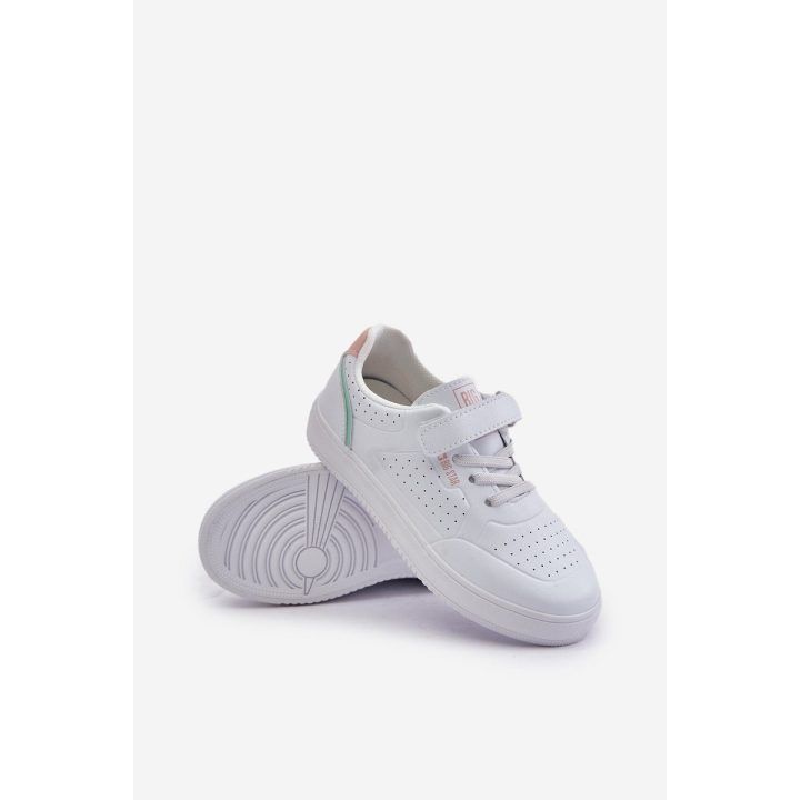 Vaikiški bateliai iš eko odos su Velcro Big Star balti BIG STAR SHOES