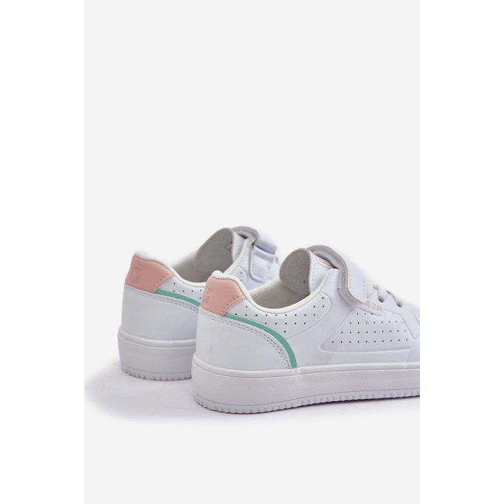 Vaikiški bateliai iš eko odos su Velcro Big Star balti BIG STAR SHOES