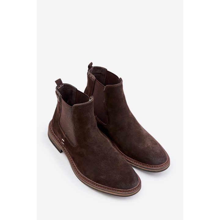 Vyriški zomšiniai auliniai batai Big Star rudi BIG STAR SHOES