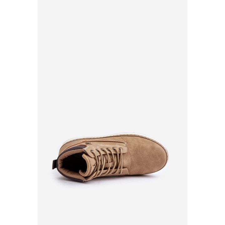 Laisvuokinti vyriški batai Big Star Hi-Poly sistema ruda BIG STAR SHOES