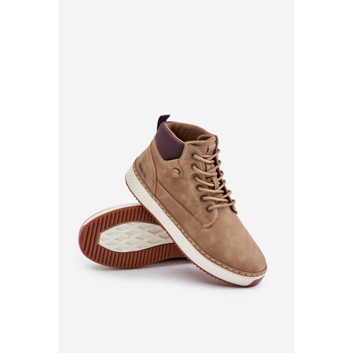 Laisvuokinti vyriški batai Big Star Hi-Poly sistema ruda BIG STAR SHOES
