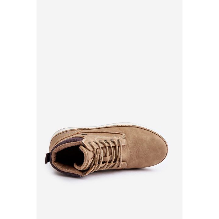Laisvuokinti vyriški batai Big Star Hi-Poly sistema ruda BIG STAR SHOES
