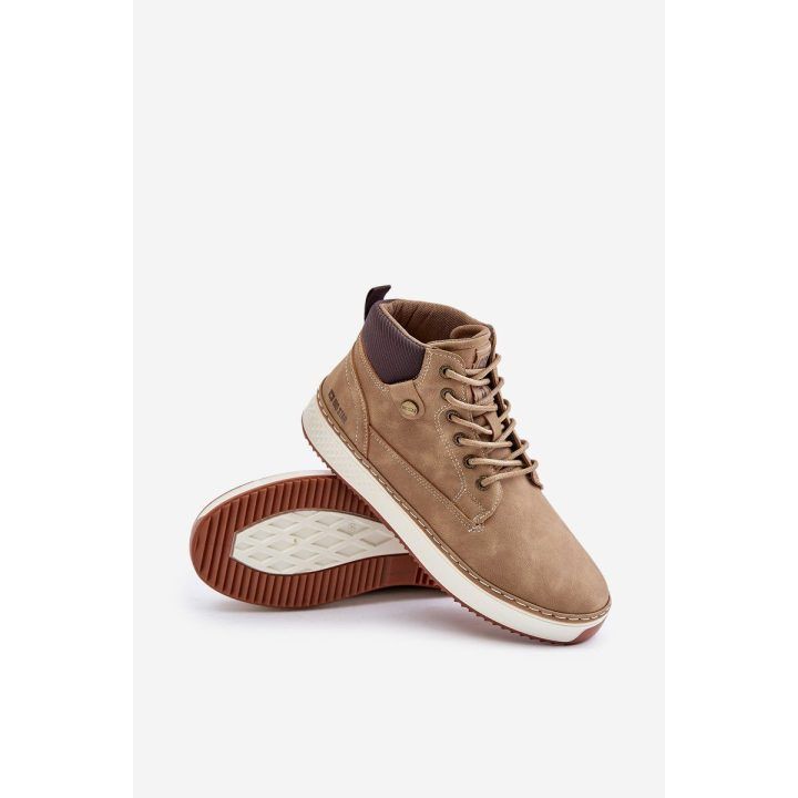Laisvuokinti vyriški batai Big Star Hi-Poly sistema ruda BIG STAR SHOES