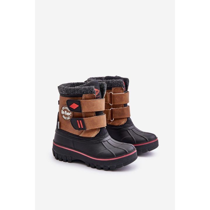 Vaikiški sniego batai su Velcro užsegimu Lee Cooper rudos spalvos LEE COOPER