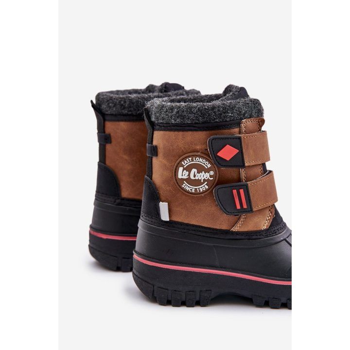 Vaikiški sniego batai su Velcro užsegimu Lee Cooper rudos spalvos LEE COOPER