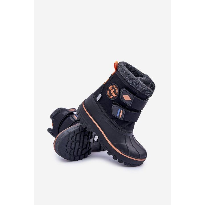 Vaikiški žieminiai batai su velcro Lee Cooper LCJ 2865K juodi LEE COOPER
