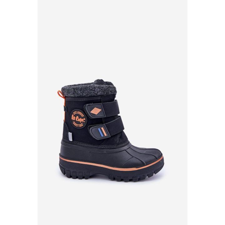 Vaikiški žieminiai batai su velcro Lee Cooper LCJ 2865K juodi LEE COOPER