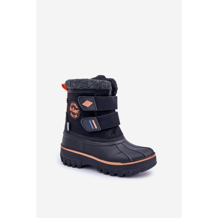 Vaikiški žieminiai batai su velcro Lee Cooper LCJ 2865K juodi LEE COOPER