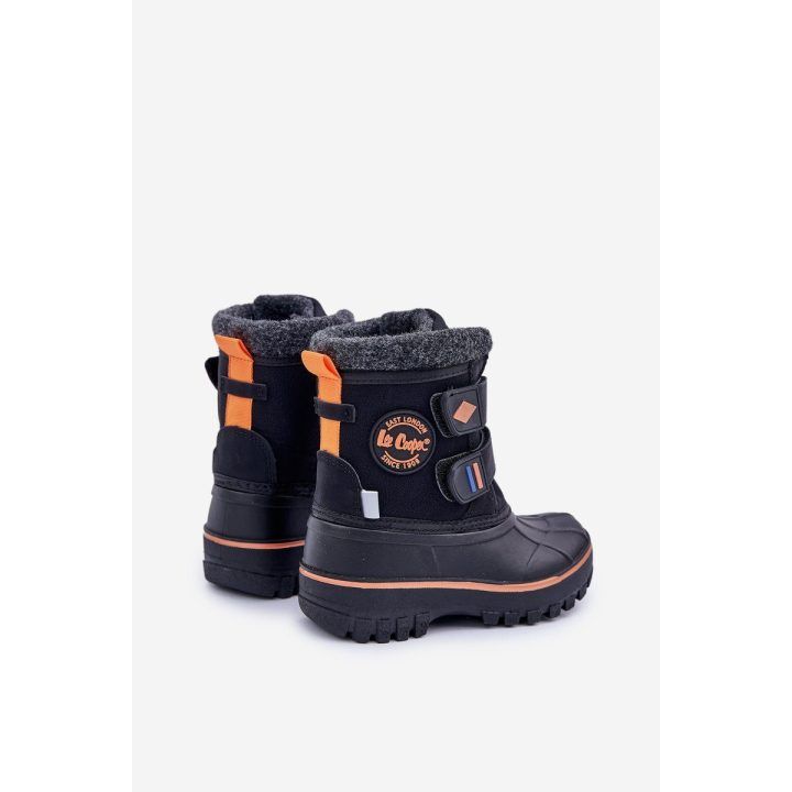 Vaikiški žieminiai batai su velcro Lee Cooper LCJ 2865K juodi LEE COOPER