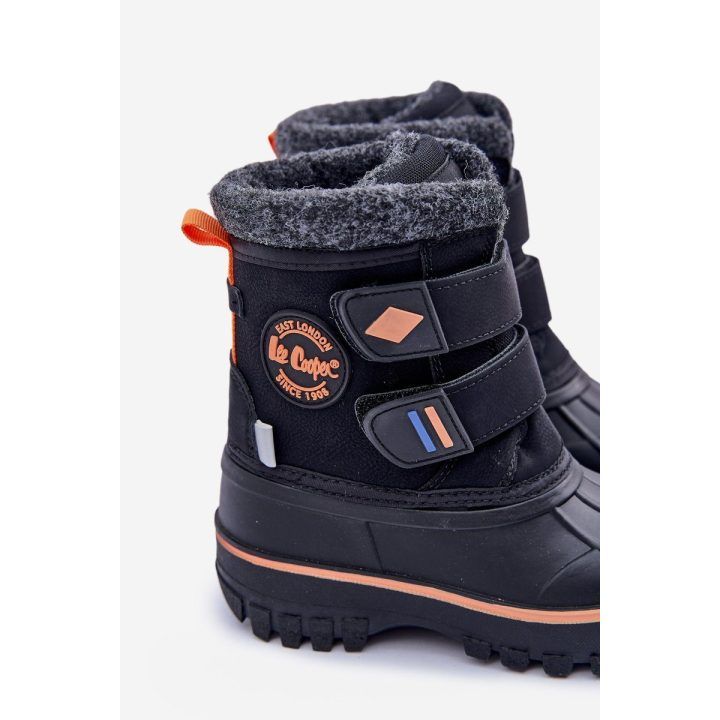 Vaikiški žieminiai batai su velcro Lee Cooper LCJ 2865K juodi LEE COOPER