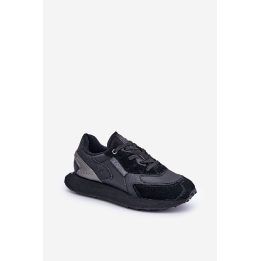 Vyriški odiniai sportbačiai Big Star OO174297 Hi-Poly System juodi BIG STAR SHOES