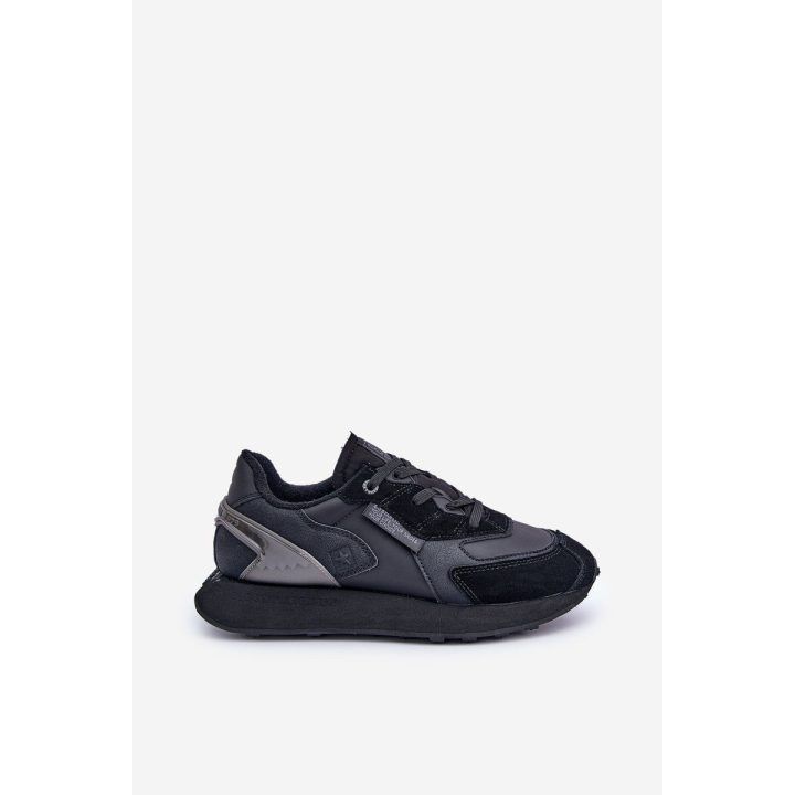 Vyriški odiniai sportbačiai Big Star OO174297 Hi-Poly System juodi BIG STAR SHOES