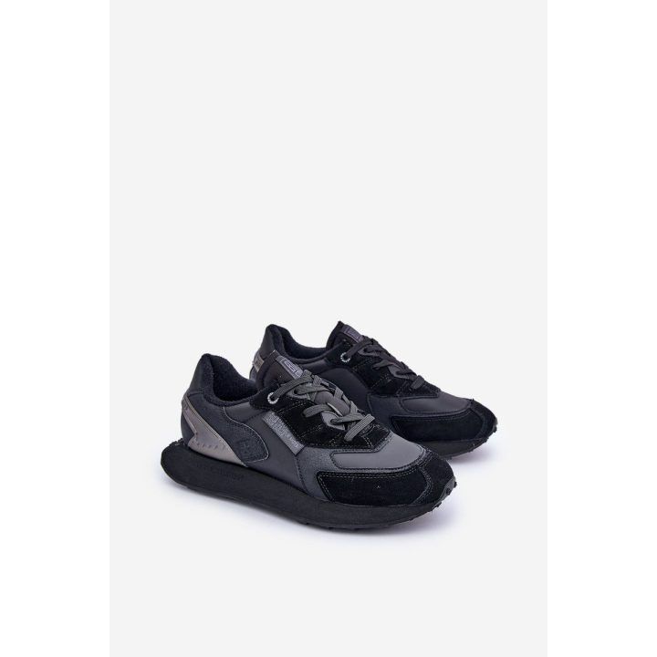 Vyriški odiniai sportbačiai Big Star OO174297 Hi-Poly System juodi BIG STAR SHOES