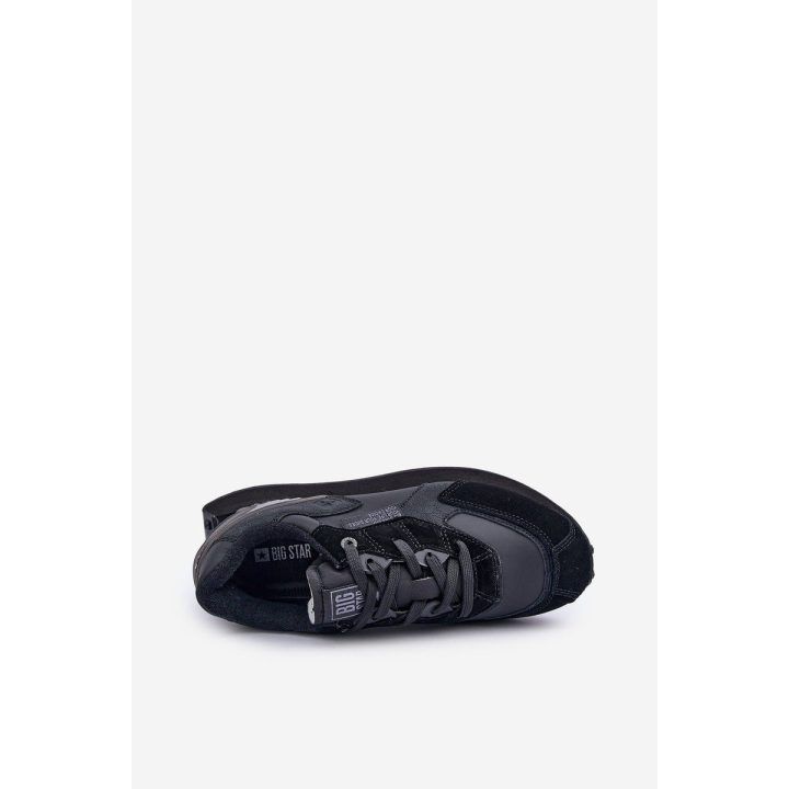 Vyriški odiniai sportbačiai Big Star OO174297 Hi-Poly System juodi BIG STAR SHOES