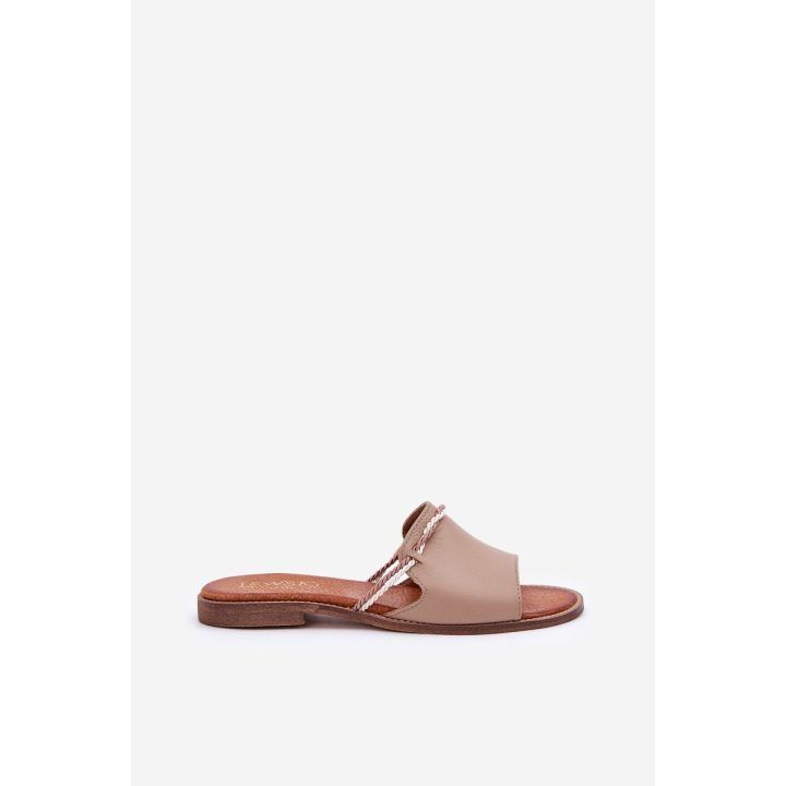 Odinės basutės tamsiai smėlio spalvos Shoes BOTO