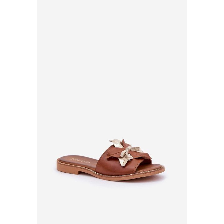 Odinės šlepetės su dekoru Zazoo Camel BOTO
