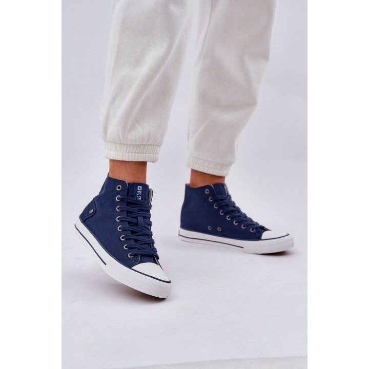 Moteriški aukštakulniai sportbačiai Big Star mėlyni BIG STAR SHOES