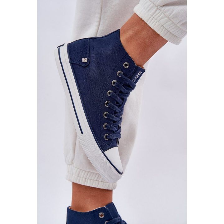 Moteriški aukštakulniai sportbačiai Big Star mėlyni BIG STAR SHOES
